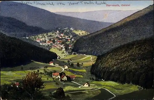 Ak Gaistal Bad Herrenalb im Schwarzwald, Panorama