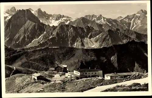 Ak Oberstdorf im Oberallgäu, Edmund Probst Haus, Nebelhornhaus, Bergunterkunftshaus Höfatsblick