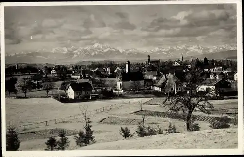 Foto Ak Weilheim Oberbayern, Panorama