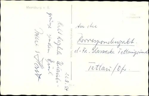 Ak Meersburg am Bodensee, Teilansicht, Hafen, Dampfer