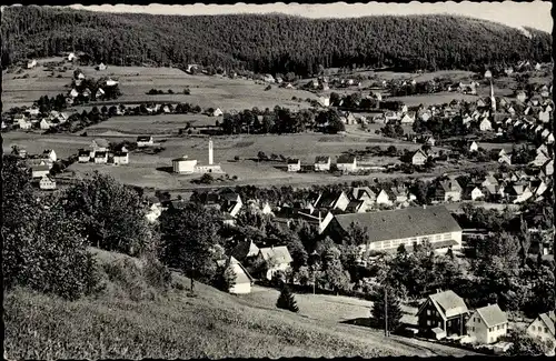 Ak Baiersbronn im Schwarzwald, Panorama vom Ort