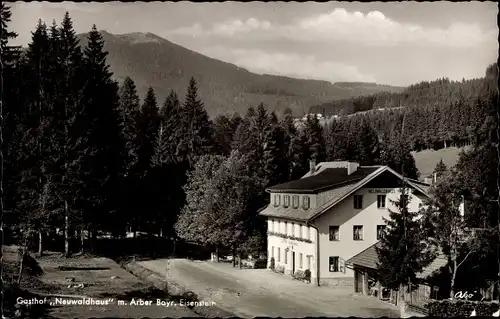 Ak Bayerisch Eisenstein im Bayrischen Wald, Gasthof Neuwaldhaus