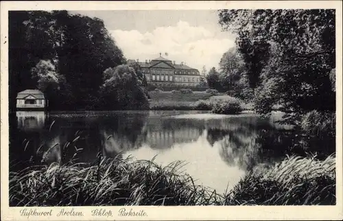 Ak Bad Arolsen in Hessen, Schloss, Parkseite