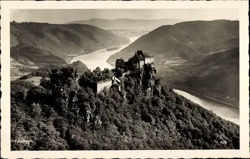 Ak Schönbühel Aggsbach in Niederösterreich, Burgruine Aggstein