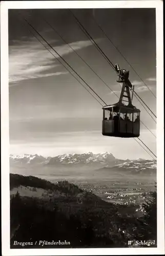 Ak Bregenz am Bodensee Vorarlberg, Pfänderbahn
