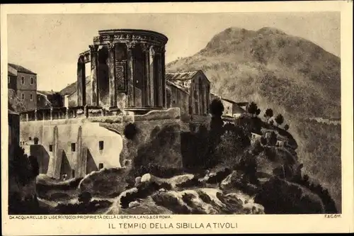 Ak Tivoli Lazio, Il Tempio della Sibilla