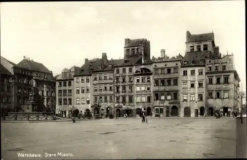 Ak Warszawa Warschau Polen, Stare Miasto