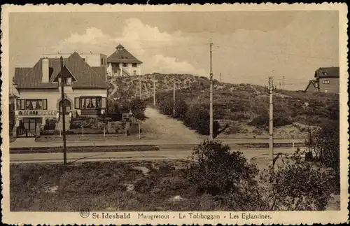 Ak Saint Idesbald Koksijde Coxyde Bains Westflandern, Maugretout, Le Tobboggan, Les Eglantines