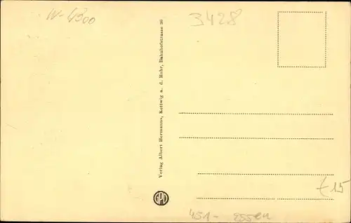 Ak Kettwig Essen im Ruhrgebiet, Partie in der Bahnhofstraße