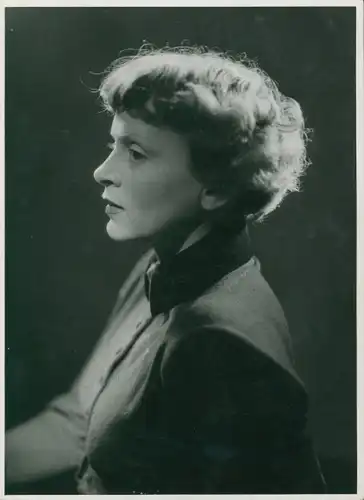 Foto Schauspielerin Luise Ullrich, Portrait, Autogramm