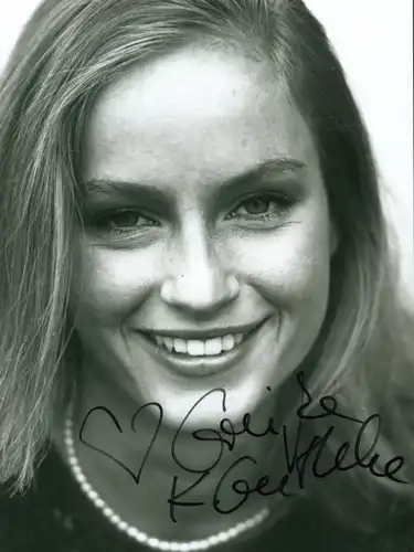 Foto Schauspielerin Karoline Guthke, Portrait, Autogramm