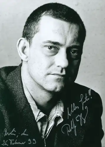 Foto Schauspieler Rolf Kanies, Portrait, Autogramm