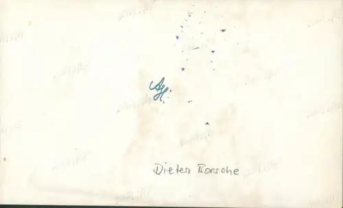 Foto Schauspieler Dieter Borsche, Filmszene, Autogramm