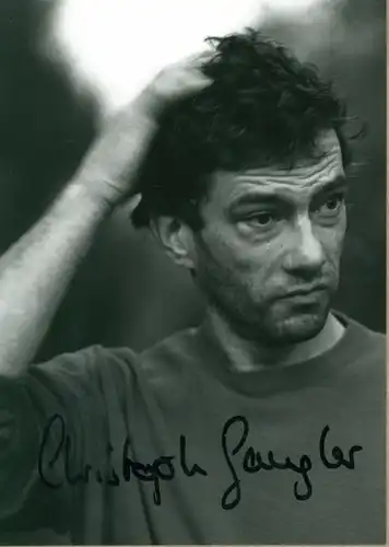 Foto Schauspieler Christoph Gaugler, Portrait, Autogramm