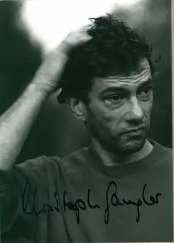 Foto Schauspieler Christoph Gaugler, Portrait, Autogramm
