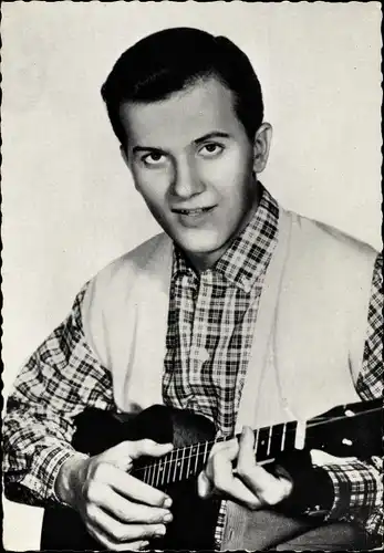 Ak Schauspieler und Sänger Pat Boone, Portrait