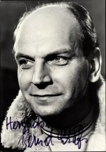 Ak Schauspieler Bernd, Portrait, Autogramm