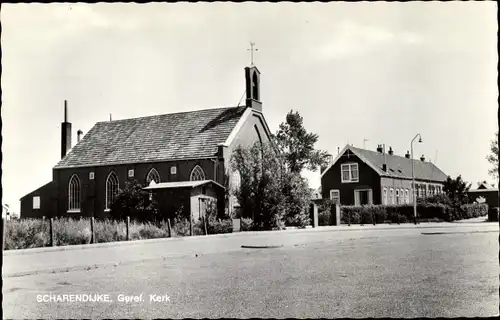 Ak Scharendijke Zeeland Niederlande, Kirche