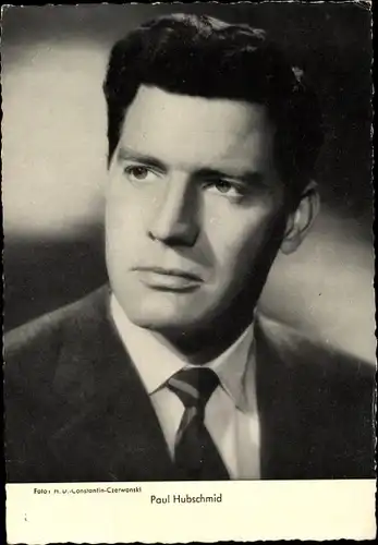 Ak Schauspieler Paul Hubschmid, Portrait