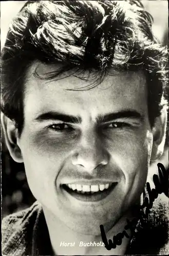 Ak Schauspieler Horst Buchholz, Portrait, Autogramm
