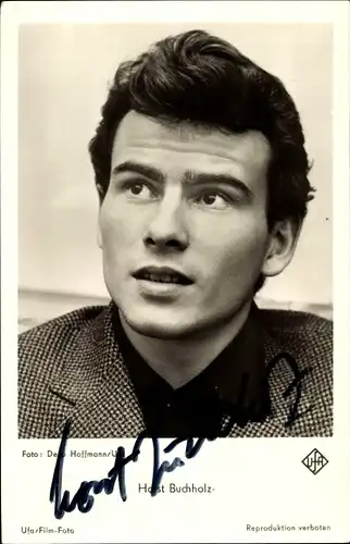 Ak Schauspieler Horst Buchholz, Portrait, Autogramm