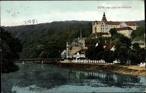 Ak Gera in Thüringen, Schloss Osterstein
