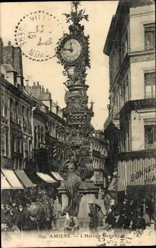 Ak Amiens-Somme, Die Dewailly-Uhr