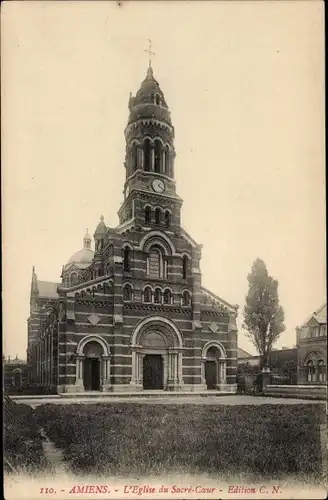 Ak Amiens-Somme, Kirche Sacre Coeur