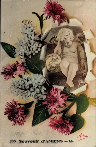 Ak Amiens-Somme, Kathedrale Das weinende Kind