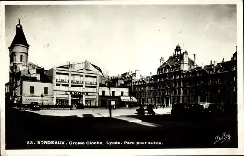 Ak Bordeaux Gironde, Grosse Cloche, Gymnasium