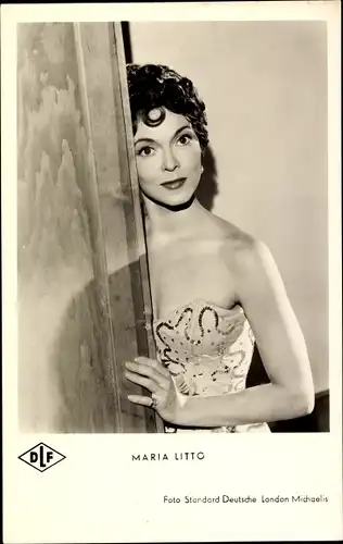 Ak Schauspielerin und Tänzerin Maria Litto, Portrait, Drei Tage Mittelarrest