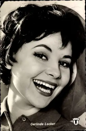 Ak Schauspielerin Gerlinde Locker, Portrait, Union Film