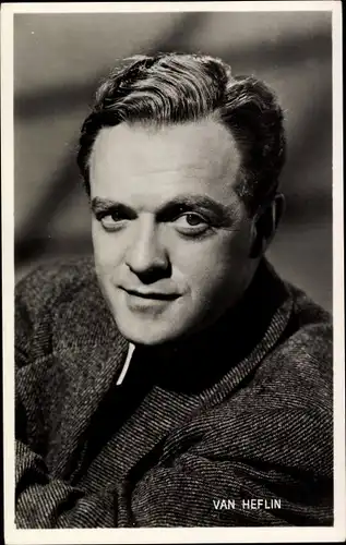 Ak Schauspieler Van Heflin, Portrait