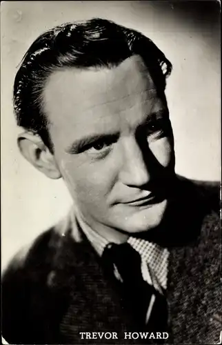 Ak Schauspieler Trevor Howard, Portrait