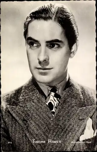 Ak Schauspieler Tyrone Power, Portrait