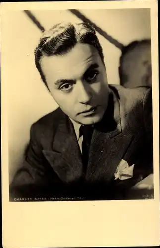 Ak Schauspieler Charles Boyer, Portrait