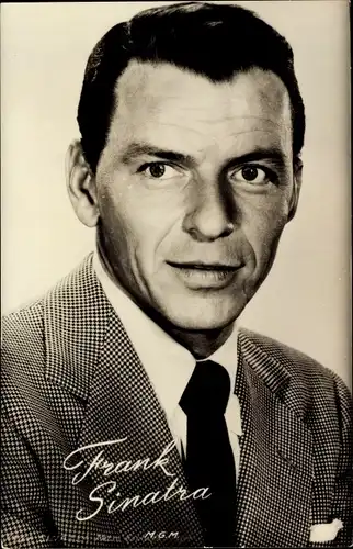 Ak Sänger und Schauspieler Frank Sinatra, Portrait