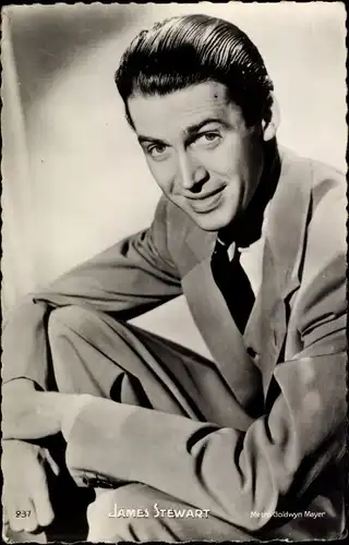 Ak Schauspieler James Stewart, Portrait