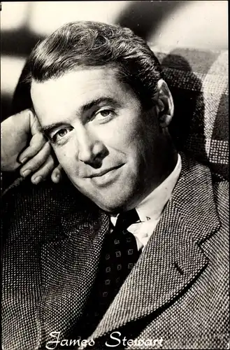 Ak Schauspieler James Stewart, Portrait