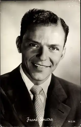 Ak Sänger und Schauspieler Frank Sinatra, Portrait