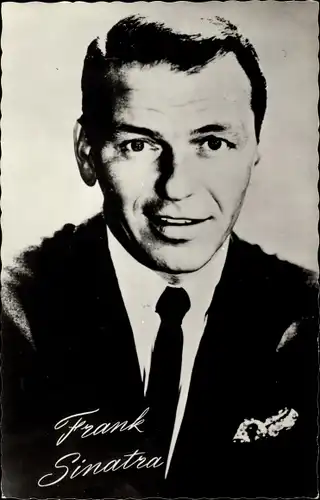 Ak Sänger und Schauspieler Frank Sinatra, Portrait