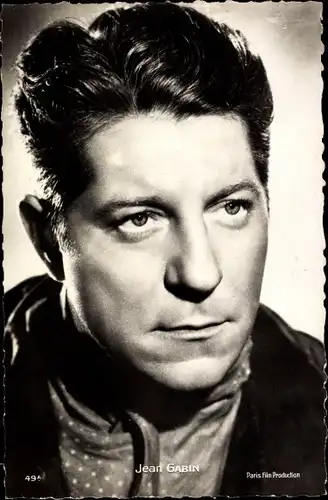 Ak Schauspieler Jean Gabin, Portrait