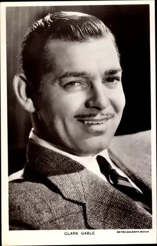 Ak Schauspieler Clark Gable, Portrait