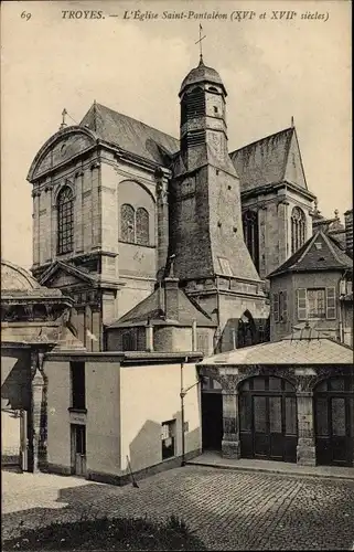 Ak Troyes-Aube, Kirche Saint-Pantaleon