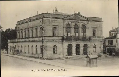Ak Saint Dizier Haute Marne, Rathaus