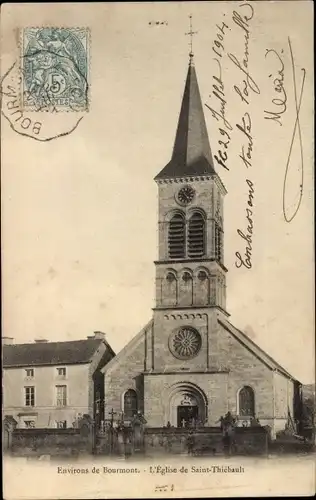 Ak Saint-Thiébault Haute Marne, Kirche