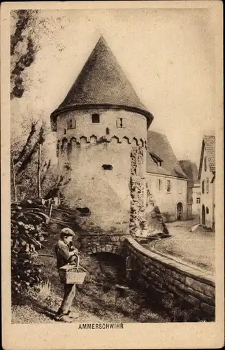 Ak Ammerschwihr Ammerschweier Elsass Haut Rhin, Burg