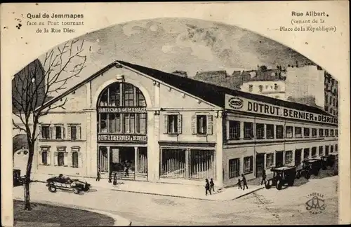 Ak Paris X., Quai de Jemmapes, Rue Alibert