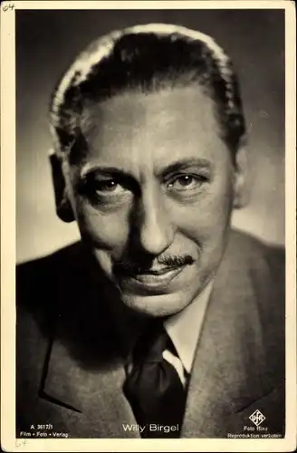 Ak Schauspieler Willy Birgel, Portrait