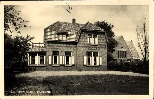 Ak Eibergen Gelderland, Geref. Pfarrhaus